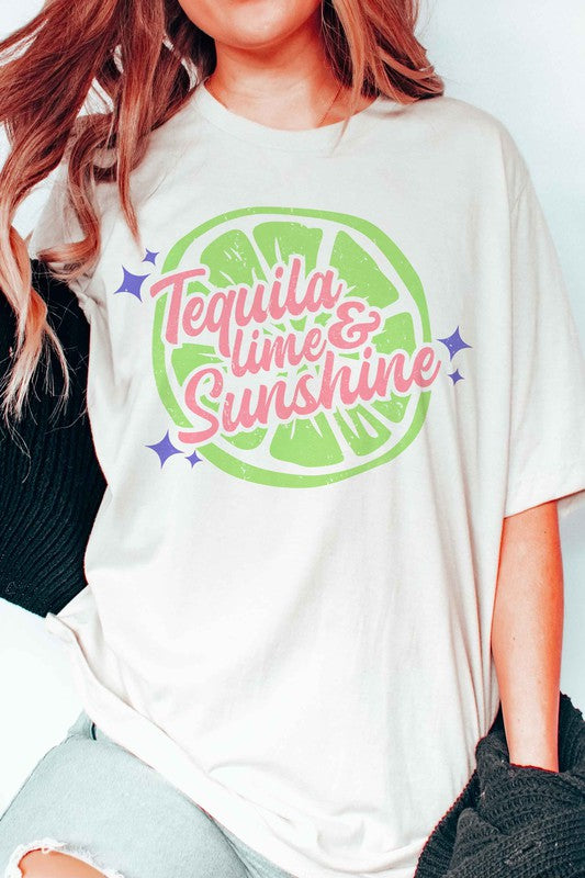 TEQUILA LIME & SUNSHINE GRAPHIC TEE