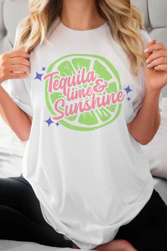 TEQUILA LIME & SUNSHINE GRAPHIC TEE