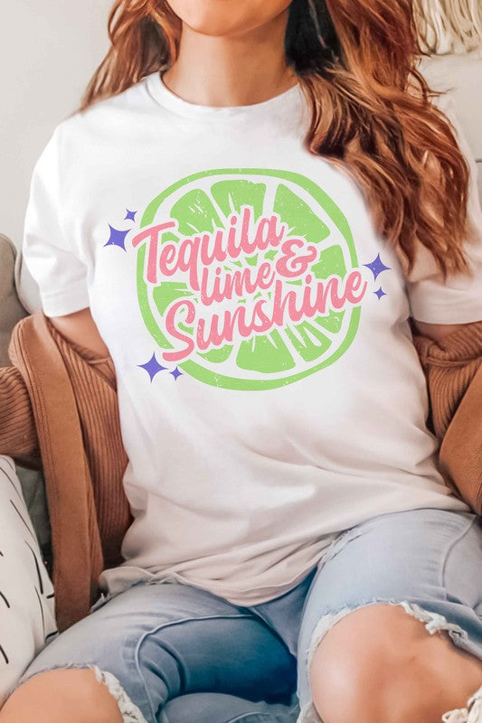 TEQUILA LIME & SUNSHINE GRAPHIC TEE