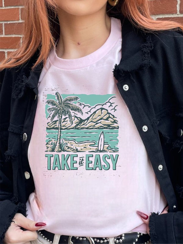 Take it Easy Surf Boutique Tee