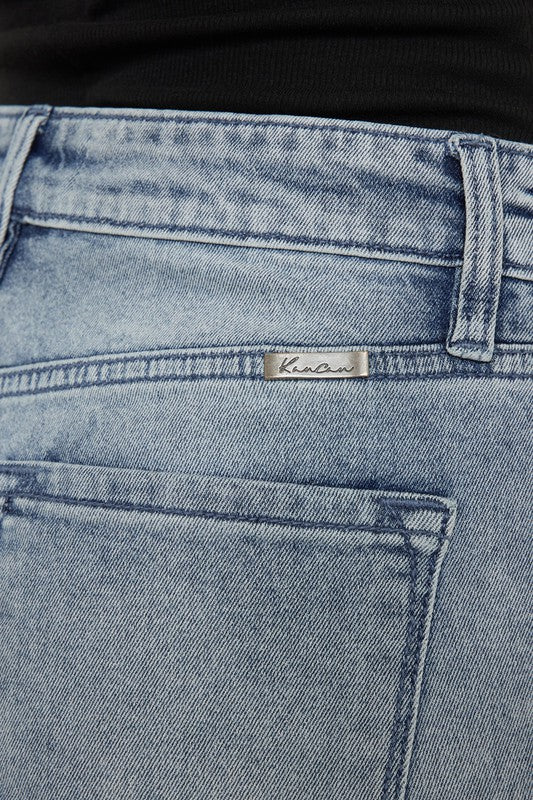 Kan Can High Rise Straight Fit Jeans