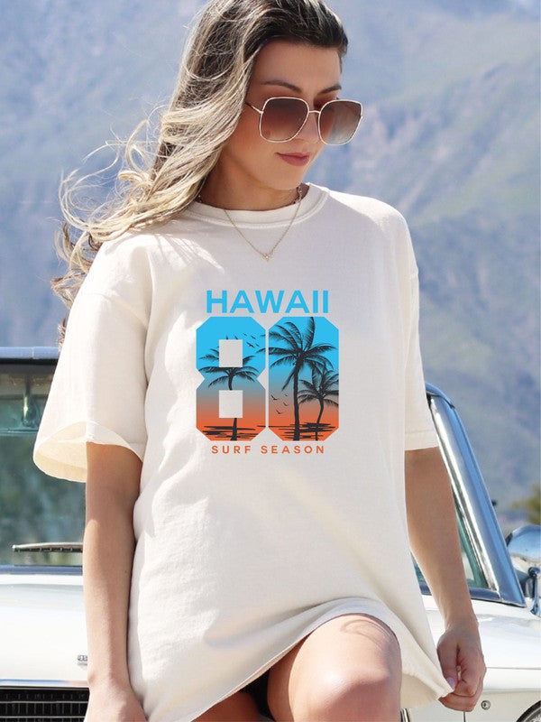 80 Hawaii Surf Season Graphic Tee