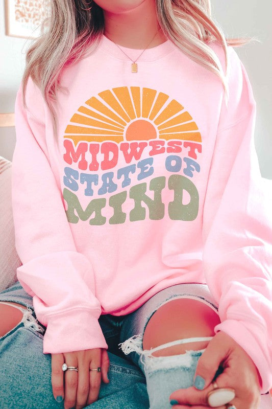 Plus Size- Midwest State Of Mind Sweatshirt