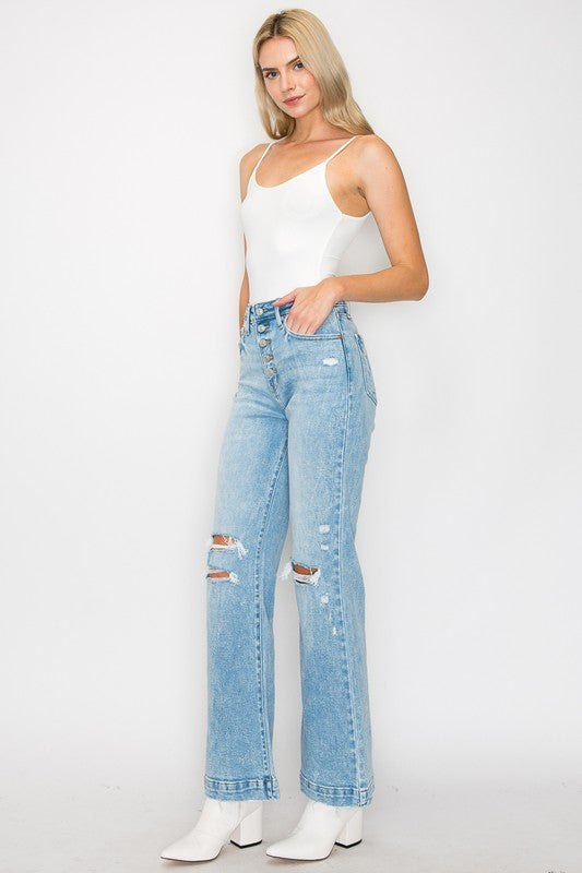 ARTEMIS VINTAGE 90'S VINTAGE STRETCH WIDE JEANS