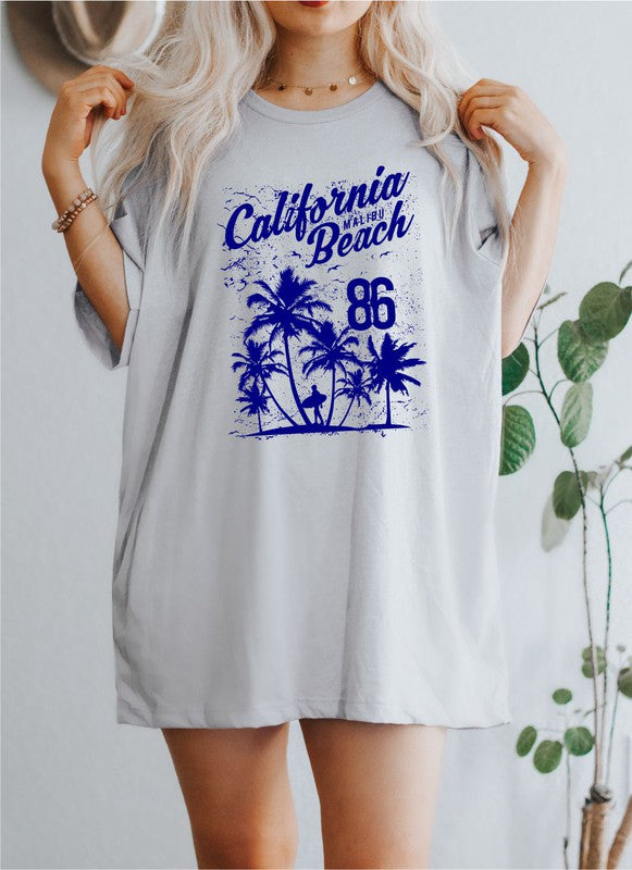 California Malibu Beach 86 Graphic Tee