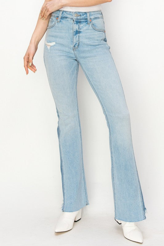 ARTEMIS VINTAGE HIGH RISE BOOT CUT W/COLOR PANEL JEANS