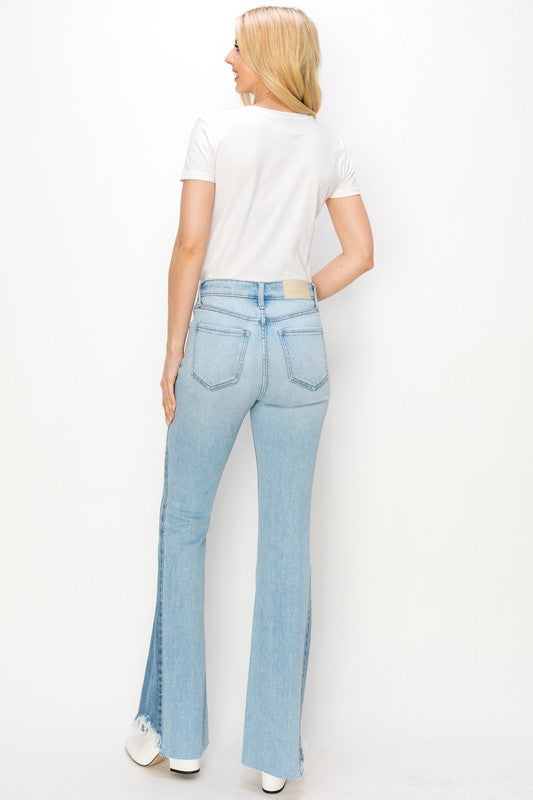 ARTEMIS VINTAGE HIGH RISE BOOT CUT W/COLOR PANEL JEANS