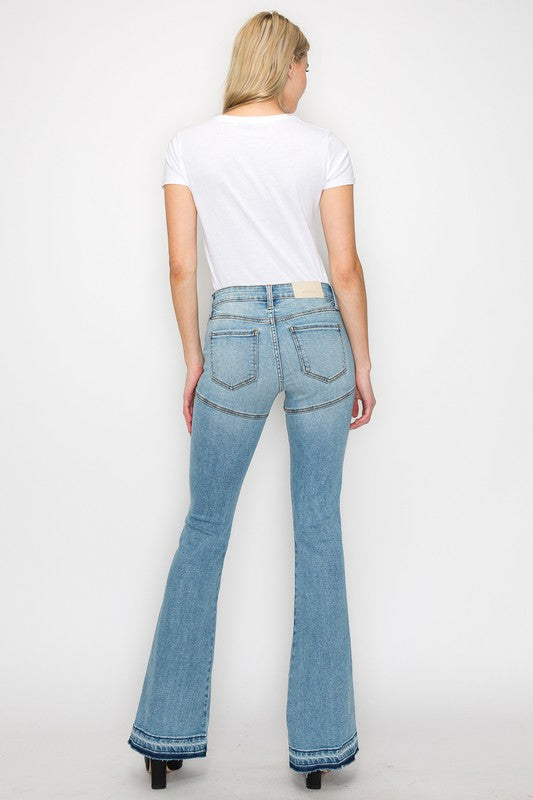 ARTEMIS VINTAGE HIGH RISE SKINNY FLARE