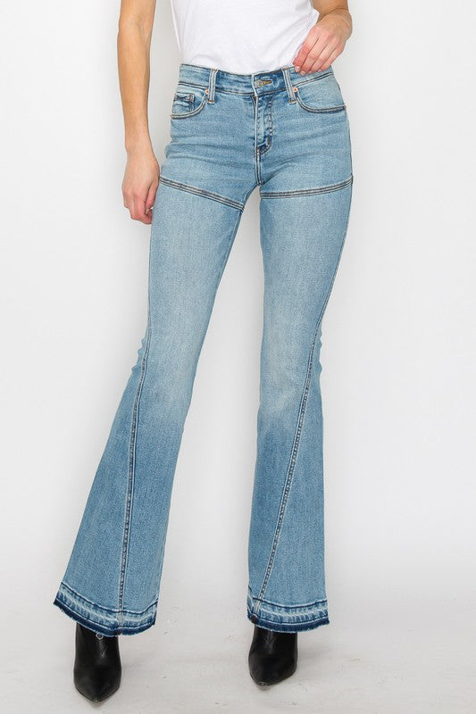 ARTEMIS VINTAGE HIGH RISE SKINNY FLARE