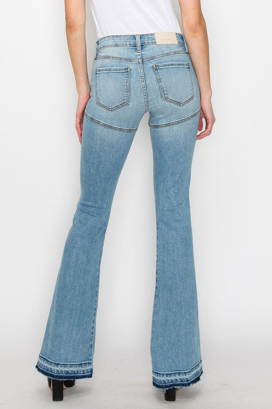 ARTEMIS VINTAGE HIGH RISE SKINNY FLARE