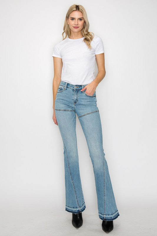 ARTEMIS VINTAGE HIGH RISE SKINNY FLARE