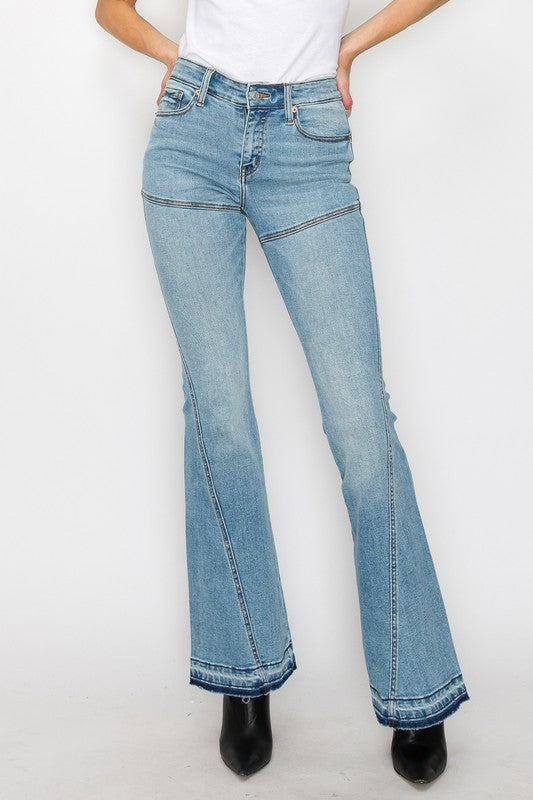 ARTEMIS VINTAGE HIGH RISE SKINNY FLARE