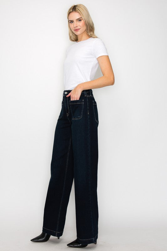 ARTEMIS VINTAGE HIGH RISE WIDE LEG JEANS