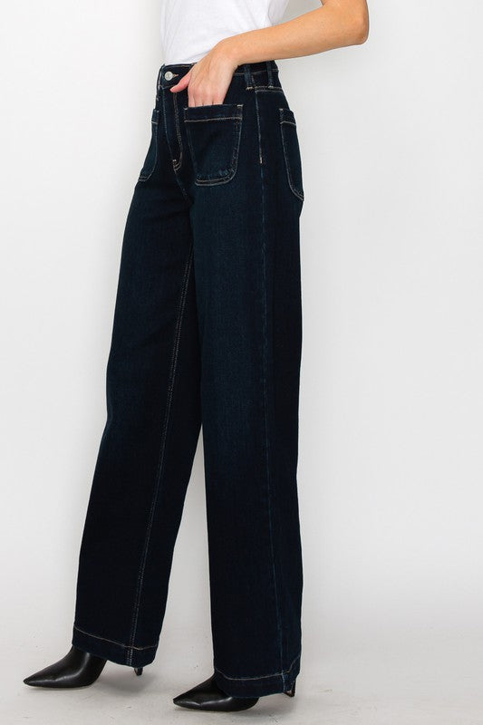 ARTEMIS VINTAGE HIGH RISE WIDE LEG JEANS