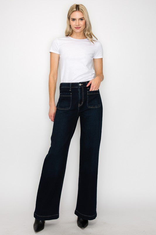 ARTEMIS VINTAGE HIGH RISE WIDE LEG JEANS