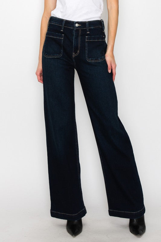 ARTEMIS VINTAGE HIGH RISE WIDE LEG JEANS