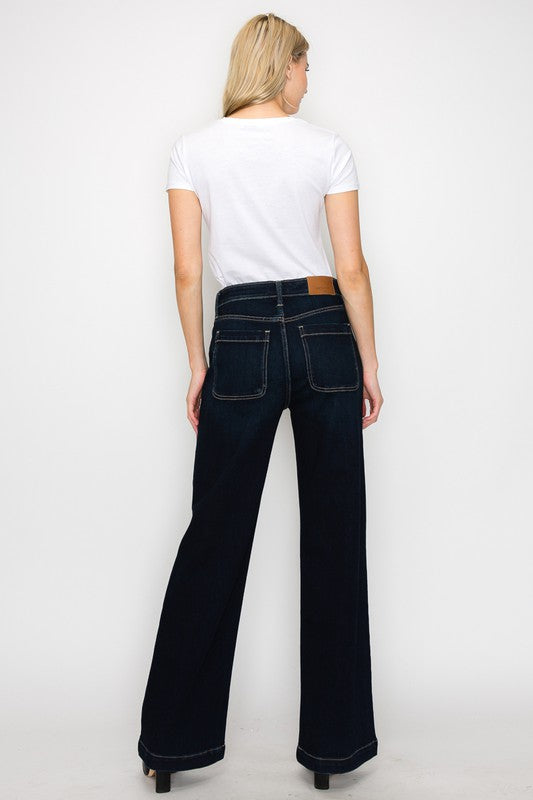 ARTEMIS VINTAGE HIGH RISE WIDE LEG JEANS