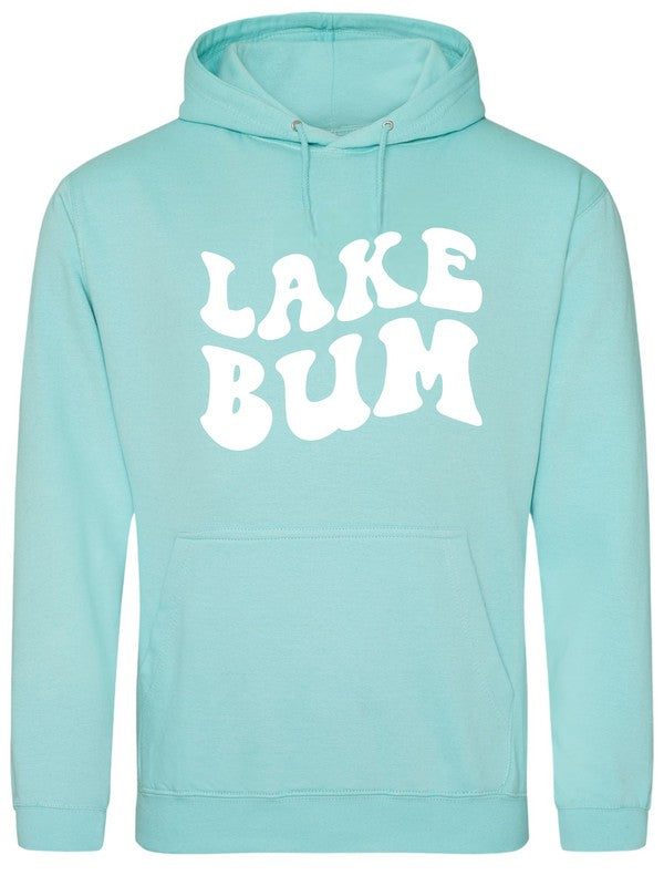 Wavy Lake Bum Comfy Hoodie