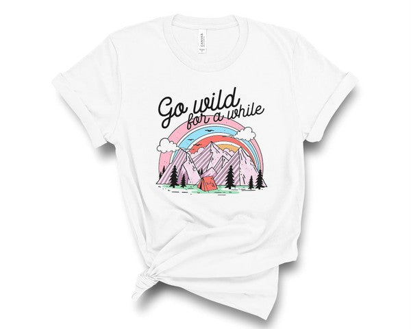 Go Wild For Awhile Graphic Boutique Tee Shirt Plus Size