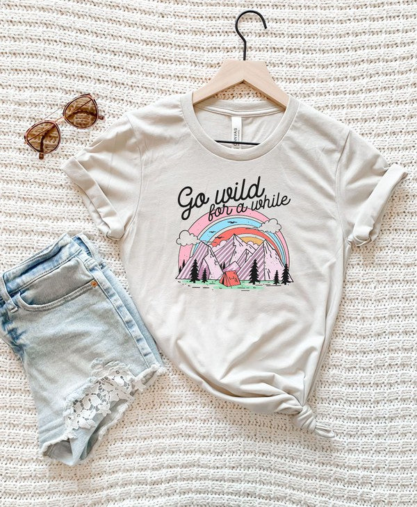 Go Wild For Awhile Graphic Boutique Tee Shirt Plus Size