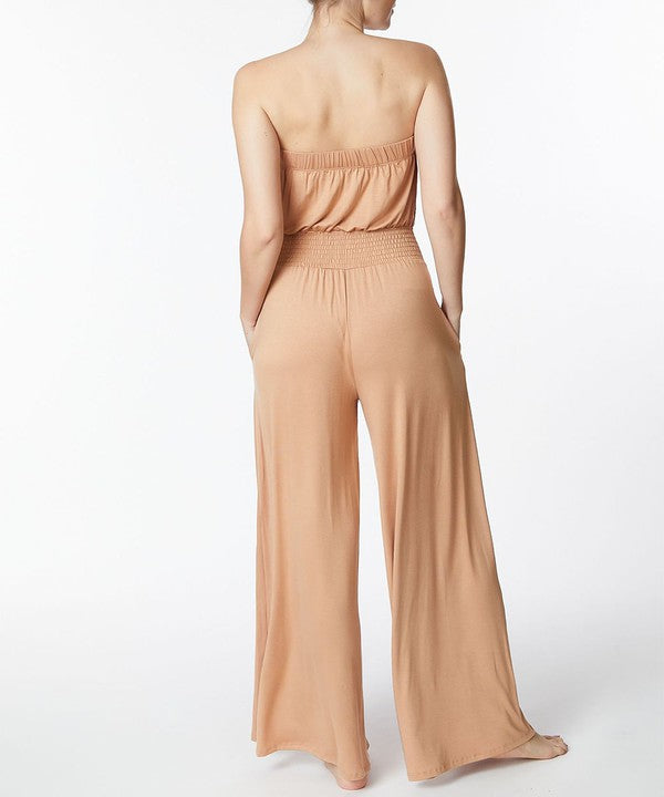 FABINA BAMBOO Strapless Jumpsuit