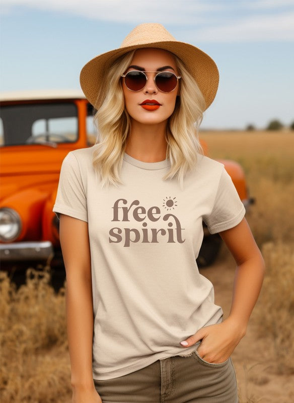 Free Spirit Crewneck Graphic Tee