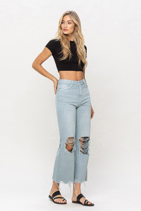 Vervet by Flying Monkey 90’s Vintage Crop Flare Jeans - Boho Soho