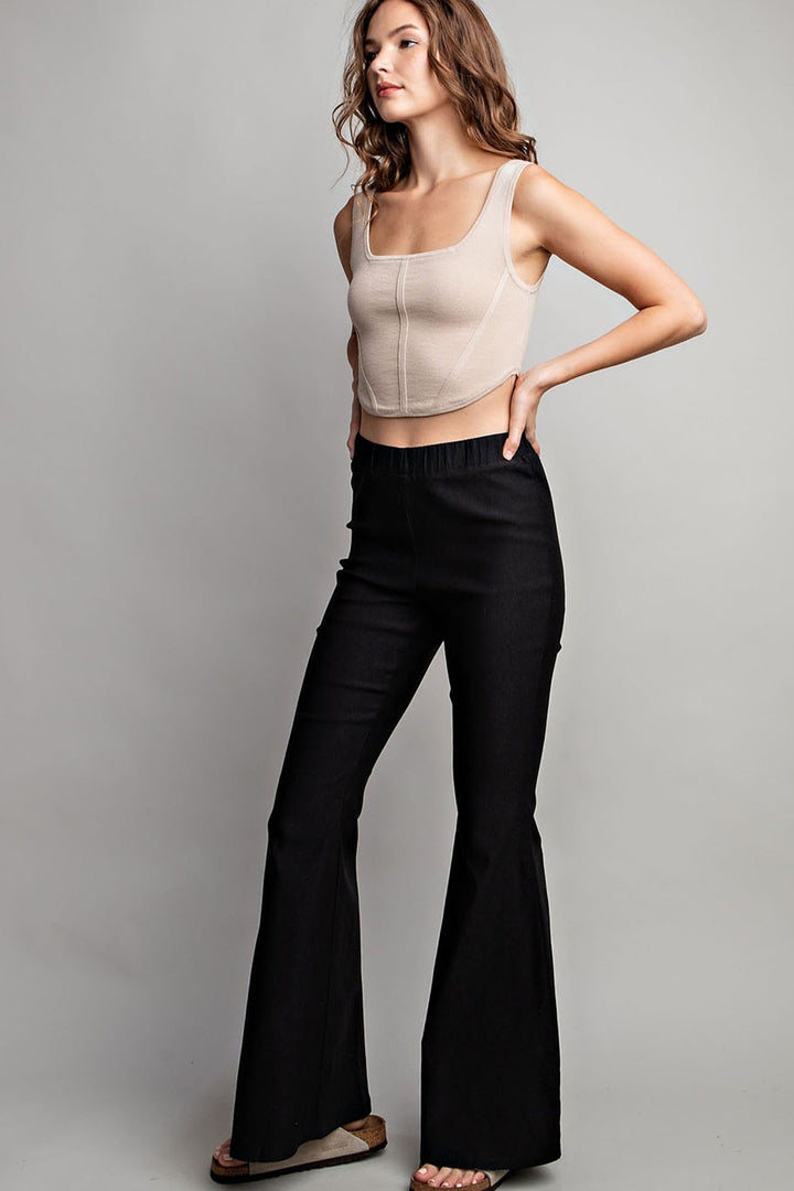 Robyn High-Waisted Flare Pants