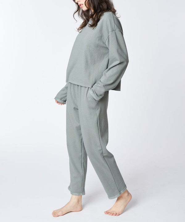 FABINA RECYCLED COTTON LOUNGEWEAR SET