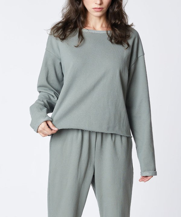 FABINA RECYCLED COTTON LOUNGEWEAR SET