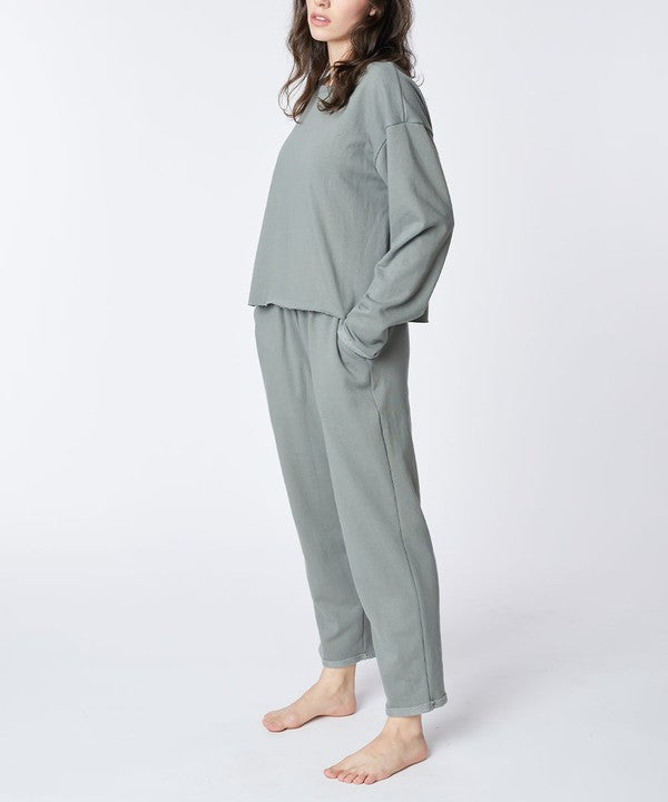 FABINA RECYCLED COTTON LOUNGEWEAR SET