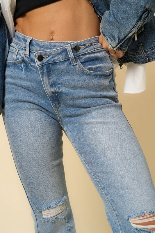 Denim Lab CROSSOVER WIDE LEG Jeans