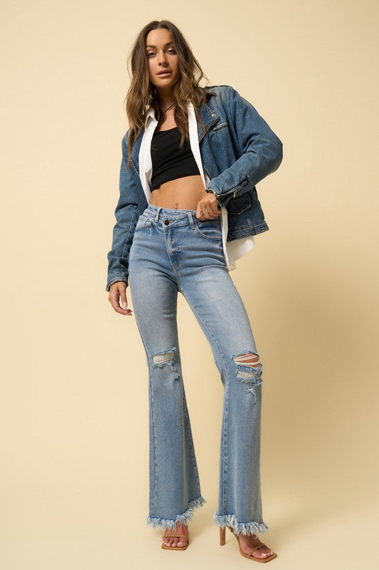 Denim Lab CROSSOVER WIDE LEG Jeans