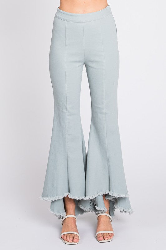 GeeGee Stretch Denim Pintuck Pleated Jeans