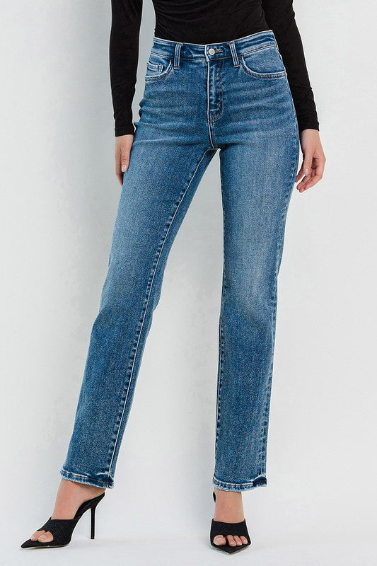 Flying Monkey High Rise Straight Jeans