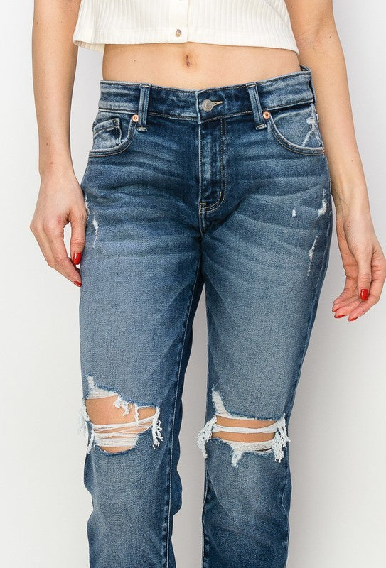 ARTEMIS VINTAGE MID RISE BOY FRIEND JEANS