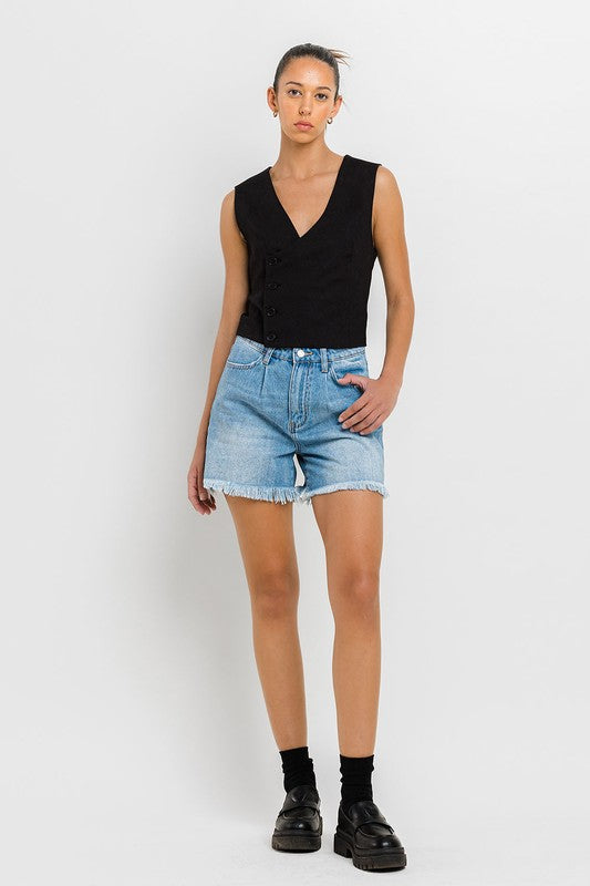 Super High Rise Pleats Shorts - Boho Soho