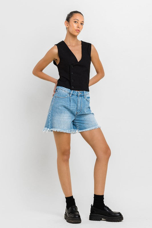 Super High Rise Pleats Shorts - Boho Soho