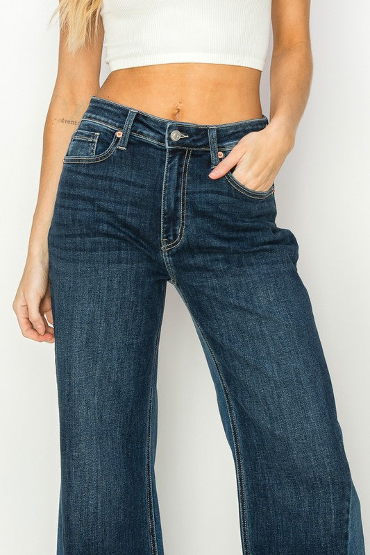 ARTEMIS VINTAGE HIGH RISE RELAXED WIDE LEG JEANS