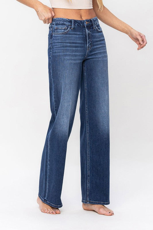 High Rise Loose Fit Jeans