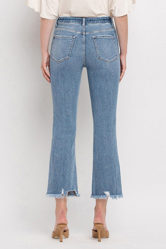 Vervet by Flying Monkey High Rise Crop Flare Jeans
