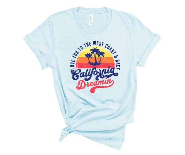 West Coast California Dreamin Graphic Tee