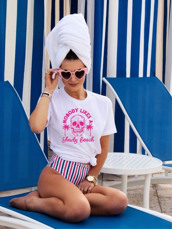 No One Likes A Shady Beach Graphic Tee