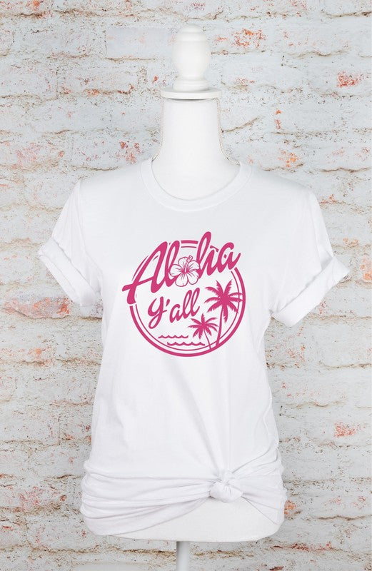 Aloha Y’all Graphic Tee