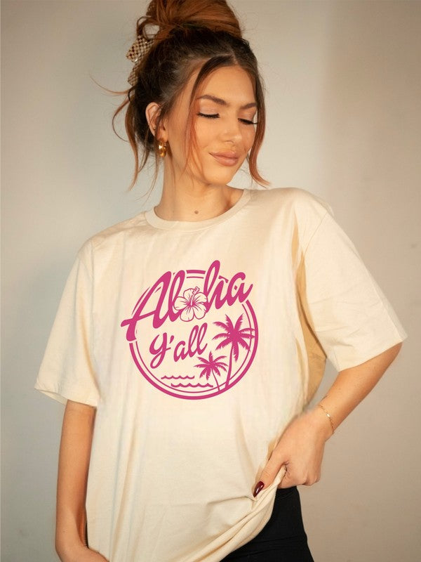 Aloha Y’all Graphic Tee