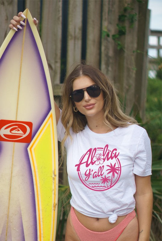 Aloha Y’all Graphic Tee