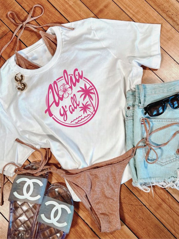 Aloha Y’all Graphic Tee