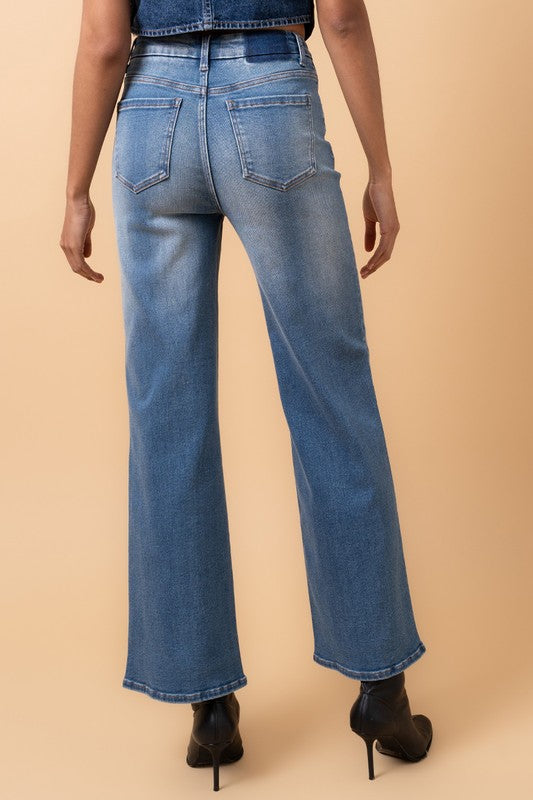 Denim Lab HIGH RISE RELAXED WIDE LEG