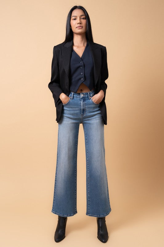 Denim Lab HIGH RISE RELAXED WIDE LEG