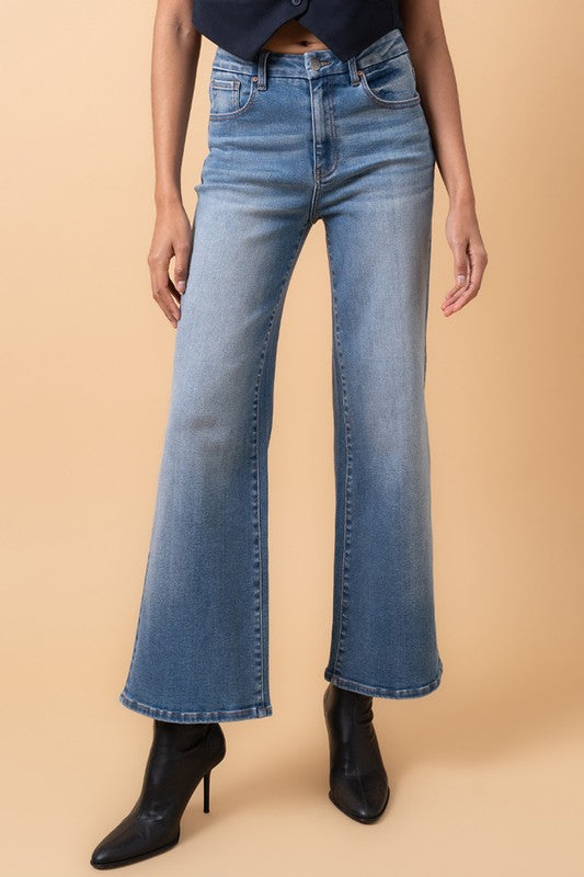 Denim Lab HIGH RISE RELAXED WIDE LEG